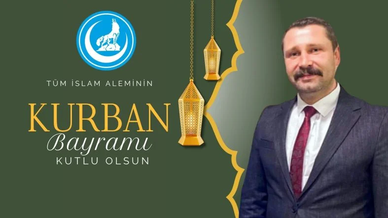 Yeşil ve Altın Sarısı Zarif Kurban Bayramı Kutlama Mesajı Video